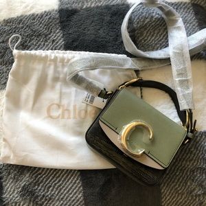 💢SOLD💢 Chloe mini C bag lizard effect